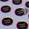 Yuvarlak Kuşe Sticker