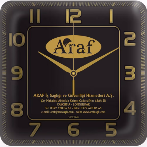 Duvar Saatleri (35x35 cm) UP12245