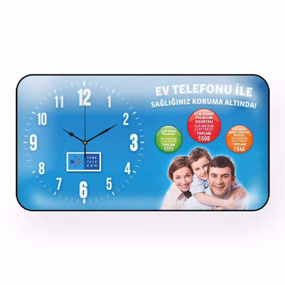 Duvar Saatleri (25,3x47 cm) UP12250