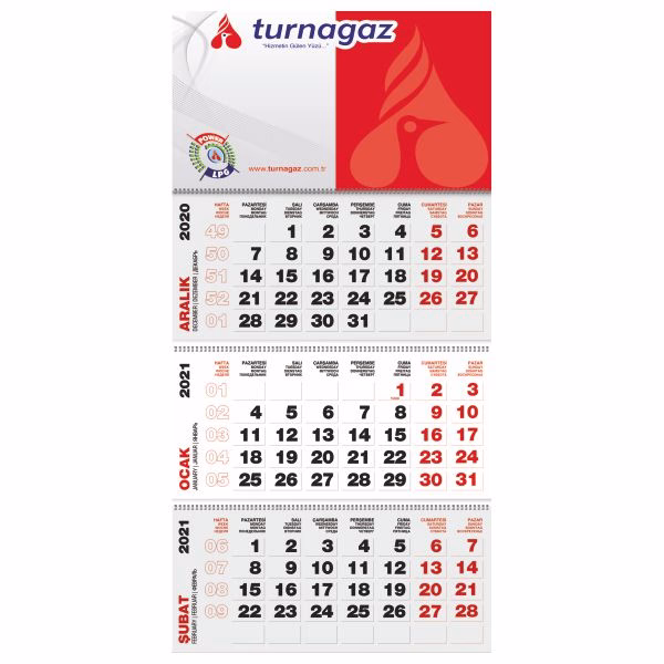 Jumbo Klasik Gemici Takvimi UP13485JKG