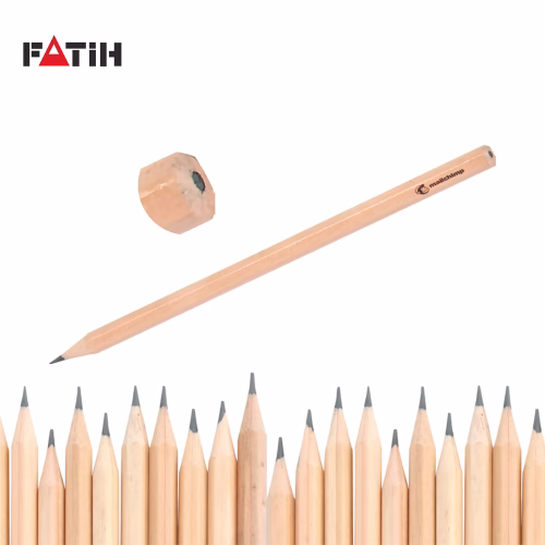 Naturel Köşeli Kurşun Kalem UP5695