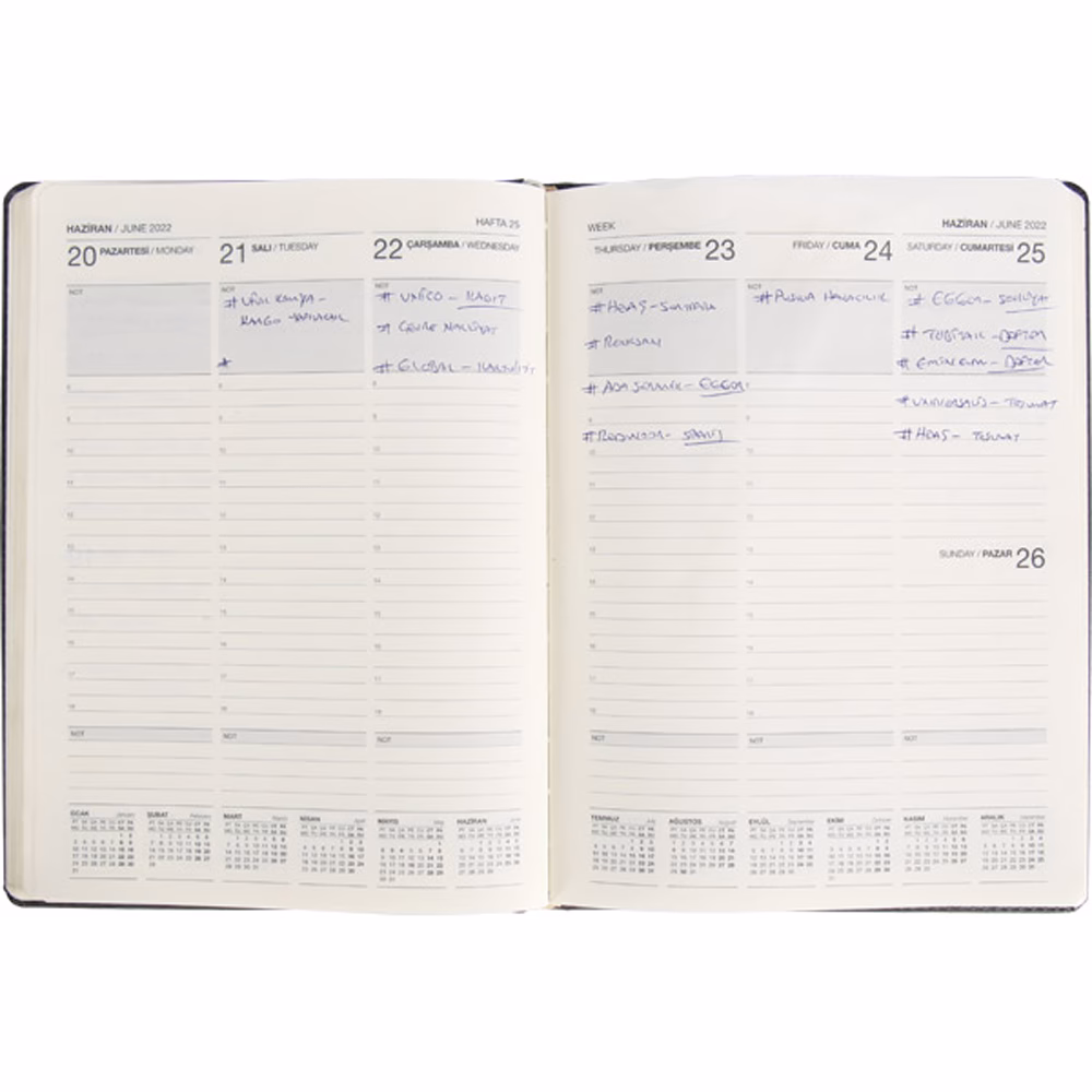 Haftalık Ajanda UP6334