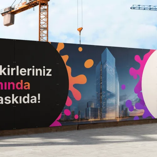 İnşaat - Şantiye Tabelası