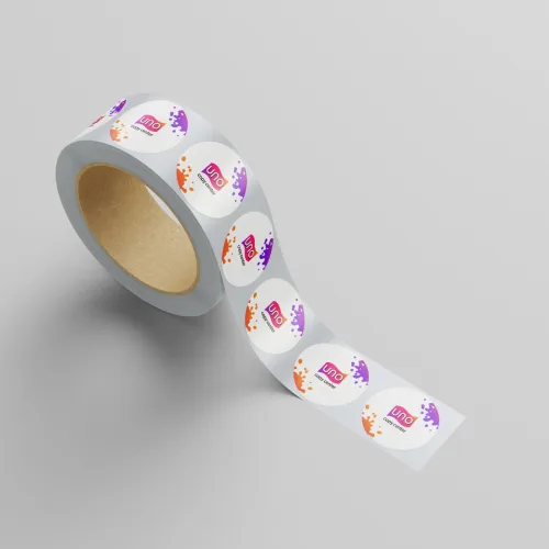Yuvarlak Rulo Sticker