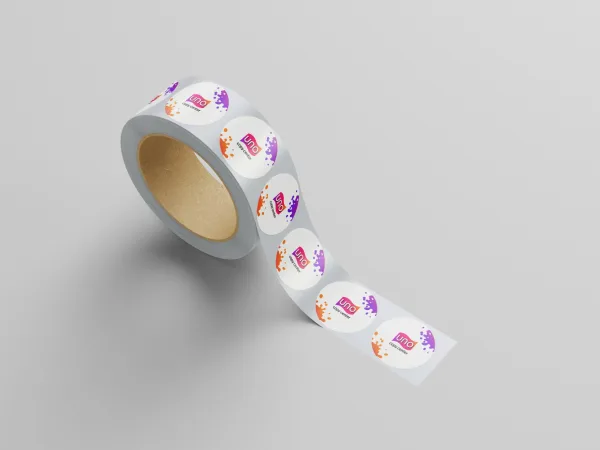 Yuvarlak Rulo Sticker