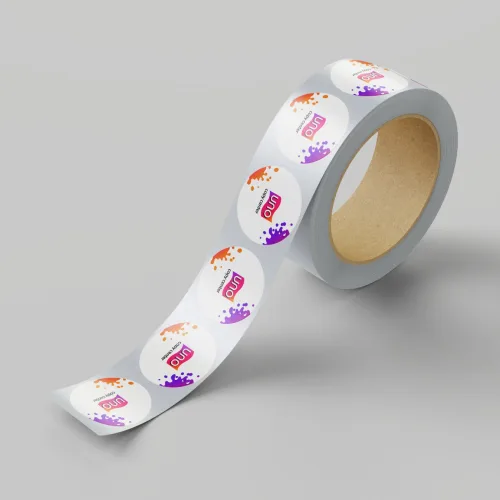 Yuvarlak Rulo Sticker