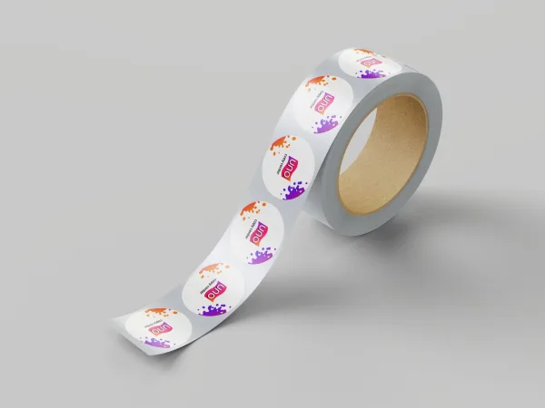 Yuvarlak Rulo Sticker
